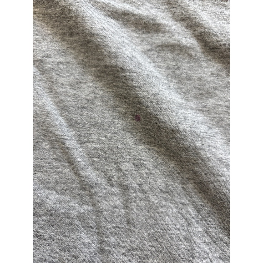 Vintage 90s Nike Spellout Swoosh Gray Ringer T-Shirt Large Faded Distressed‎ - Picture 5 of 6